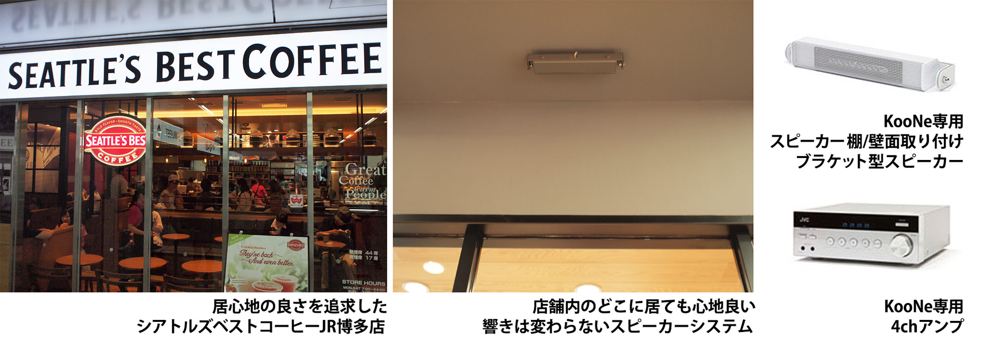 カフェの空間音響デザイン・ソリューション