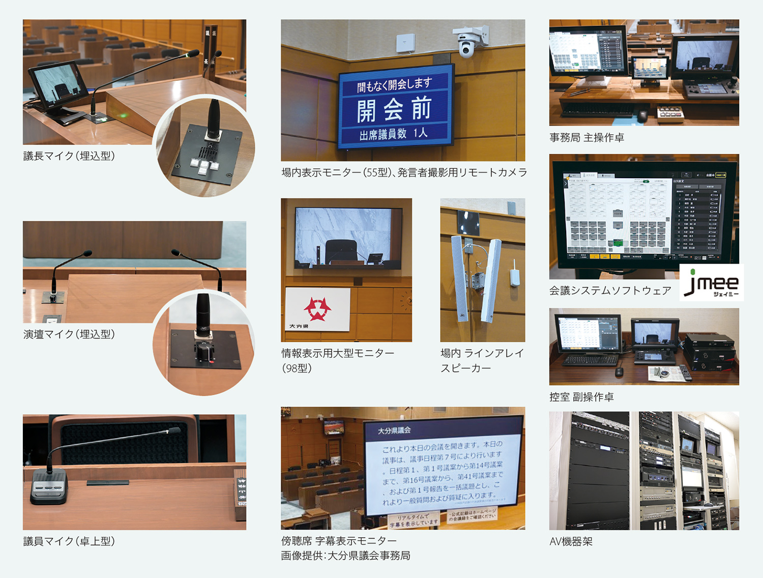 フルデジタル議場システム 大分県議会 様