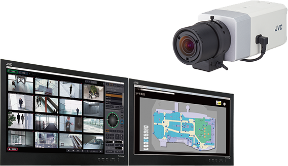 H.265対応HDネットワークカメラ「VN-H58」シリーズ、統合監視ソフトウェア「TZ-TS2000」