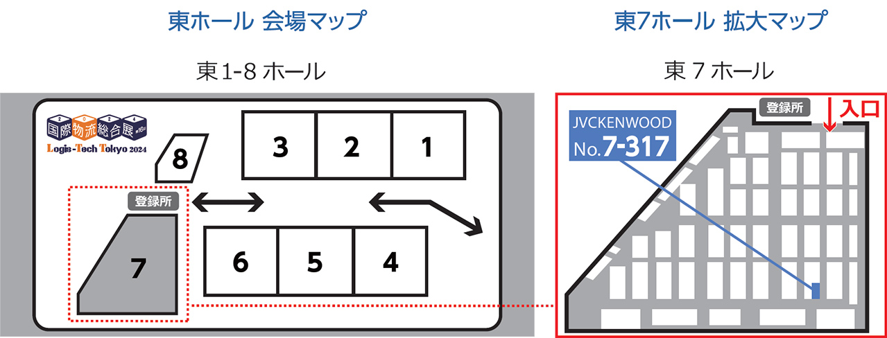 東京ビッグサイト（東京国際展示場）東1～8ホール