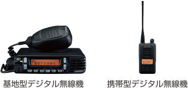 基地型デジタル無線機/携帯型デジタル無線機