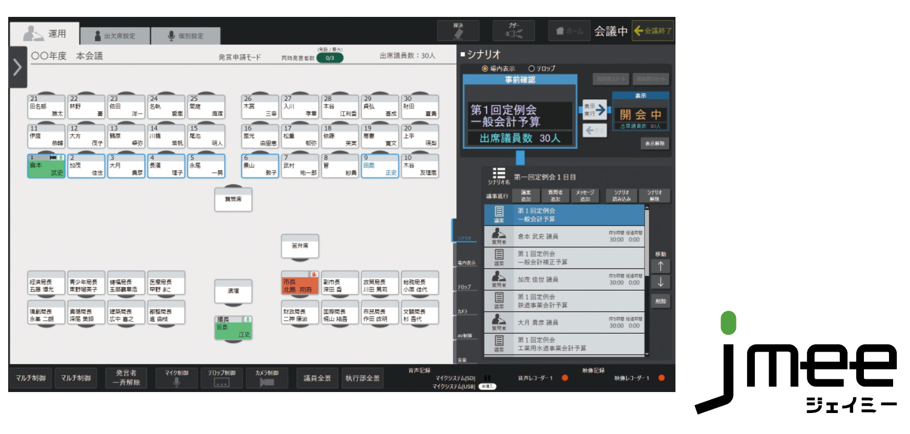 会議システムソフトウェア TZ-PM5003