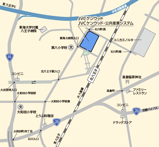 多摩営業所地図