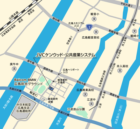 広島営業所/中四国エンジニアリンググループ 地図