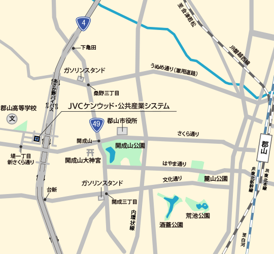 福島営業所地図