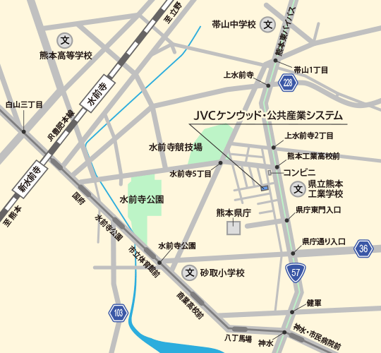 熊本営業所 地図