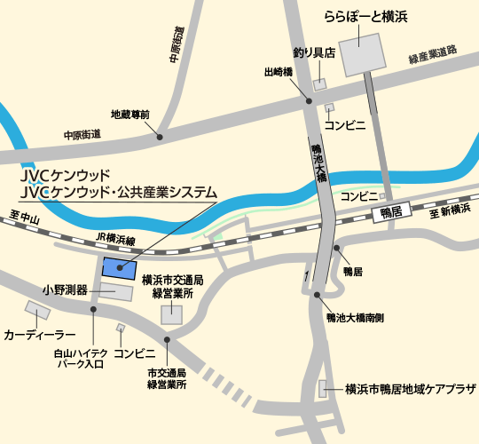 サポートセンター地図