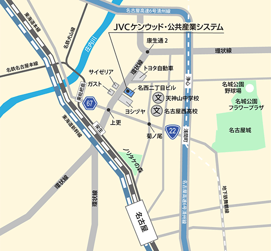 名古屋営業所/中部エンジニアリング2グループ 地図