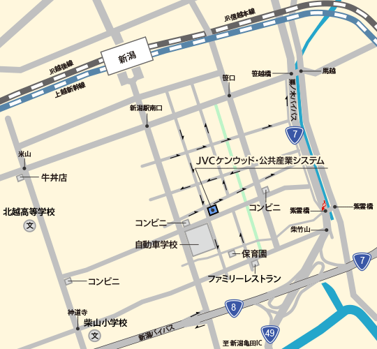 新潟オフィス地図